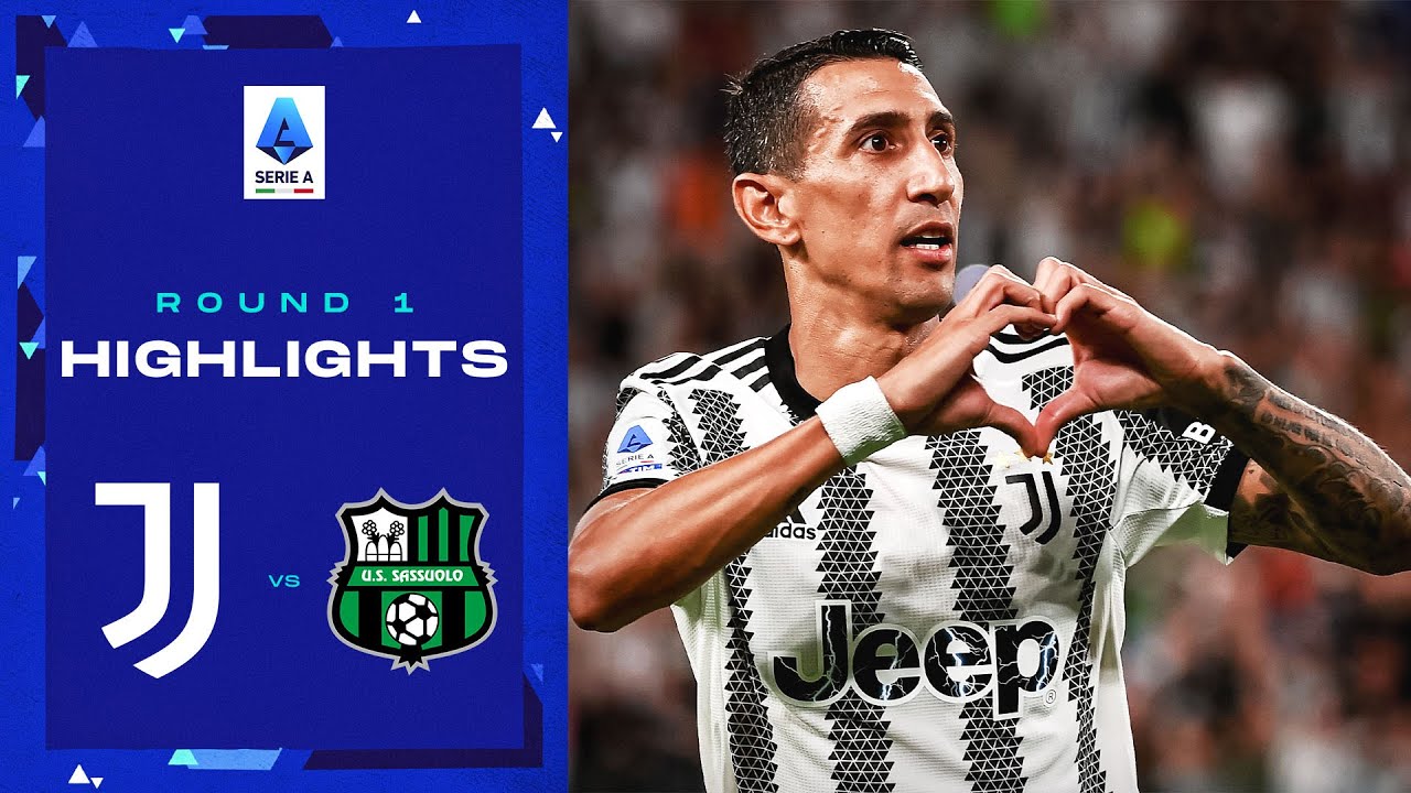 Serie A Matchday 1: Juventus Sassuolo Highlights 3-0 - Juventus's Stellar Attack Shuts Down Sassuolo - Highlights Corner